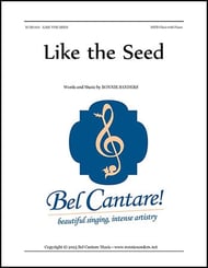 Like the Seed SATB choral sheet music cover Thumbnail